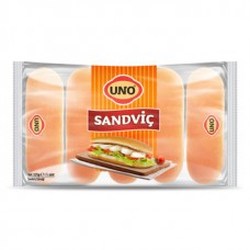 Uno Sandviç Ekmeği  Hot Dog   ( 8 adet x 65 gr ) Pakette