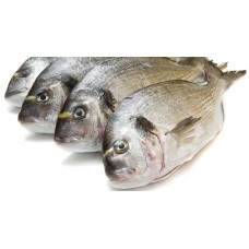 Beyaz Pomfret  Balığı Bütün Donuk (300-800 gr each) 10 kg